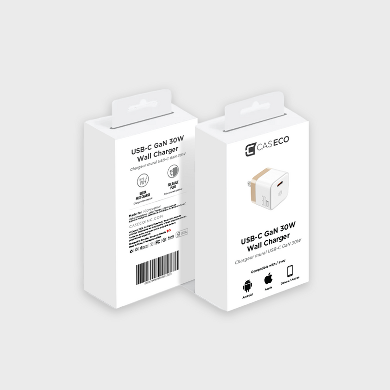 GaN 30W Fast Wall Charger