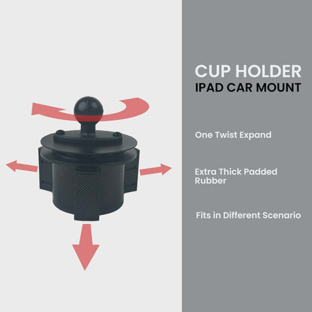 Cup Holder iPad Car Mount