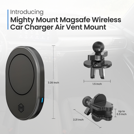 MagSafe Wireless Car Charger Air Vent Mount (Version 2.0)