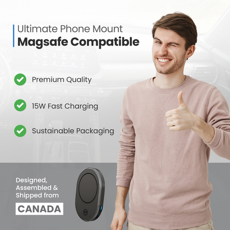 MagSafe Wireless Car Charger Dash Mount (Version 2.0)