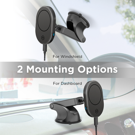 MagSafe Wireless Car Charger Suction Cup Mount (Version 2.0)