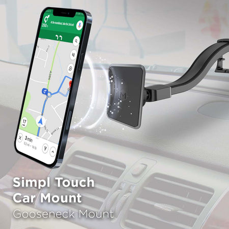 Simpl Touch Flexible Gooseneck Dash Phone Mount