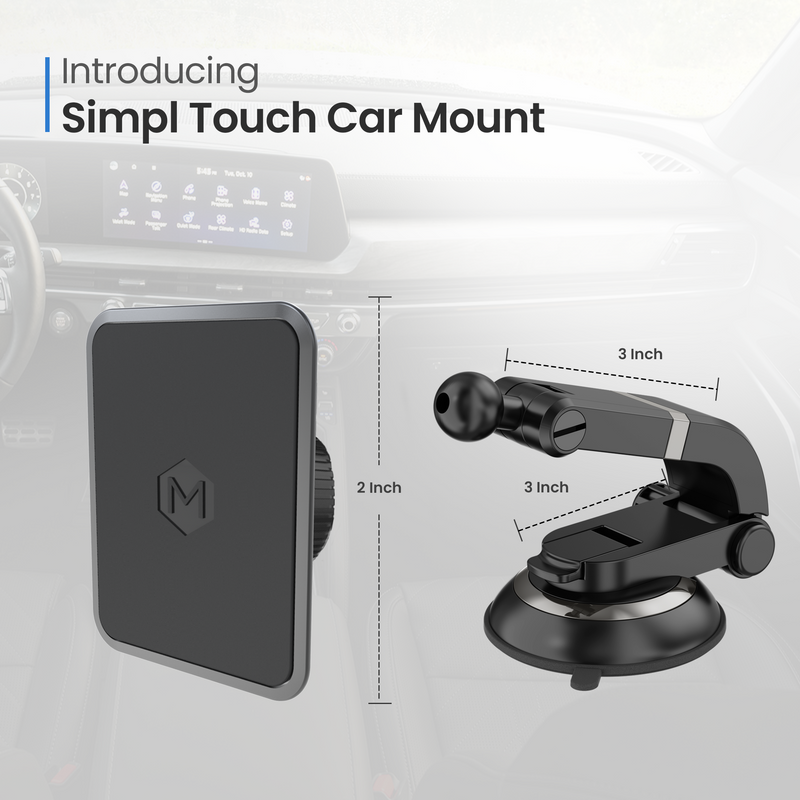 Simpl Touch with Multi-Angle Adjustable Suction Cup