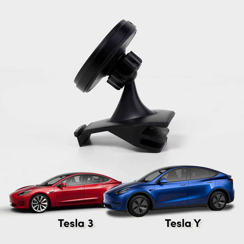 Mighty Mount Tesla MagSafe Wireless Car Charger Mount for Model 3 and Y for iPhone 12/13/14